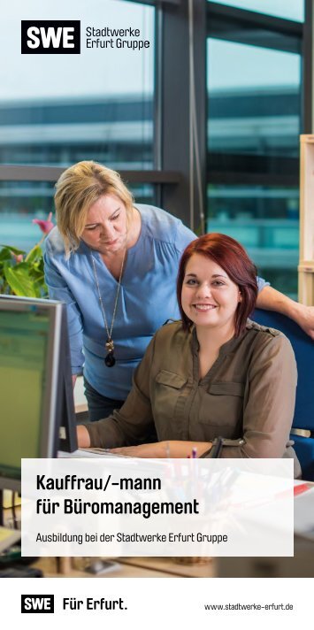160707_SWE_Service_Ausbildungsflyer_ Kauffrau_-mann fu¦êr Bu¦êromanagement_Web