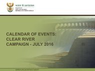 CLEAR RIVER CAMPAIGN - JULY 2016