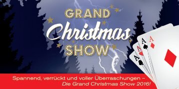 Grand Christmas Show 2016 - Spannend, verrückt und voller Überraschungen!
