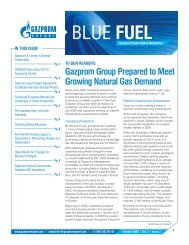 BLUE FUEL - Gazprom Marketing & Trading