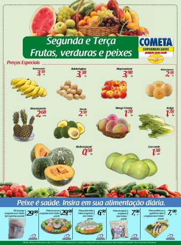 Encarte Frutas e Verduras