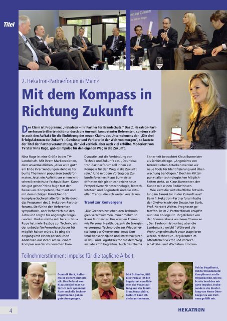 Die Welt von morgen - Schwarz & Grantz GmbH & Co. KG