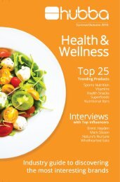 Hubba's Health & Wellness Magazine - Summer/Autumn 2016
