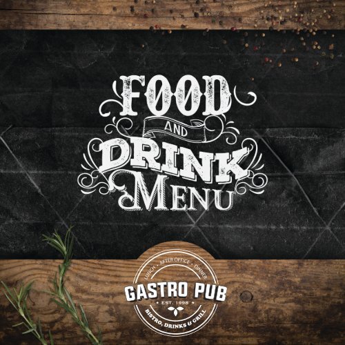 Preview Arte Menu Gastro Pub