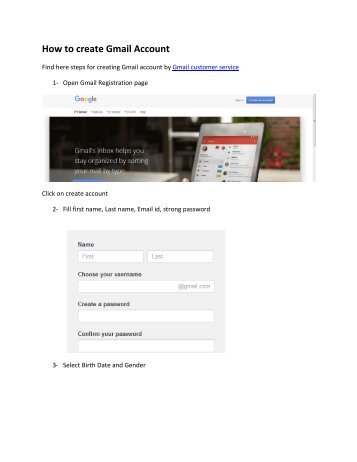 How to create Gmail account