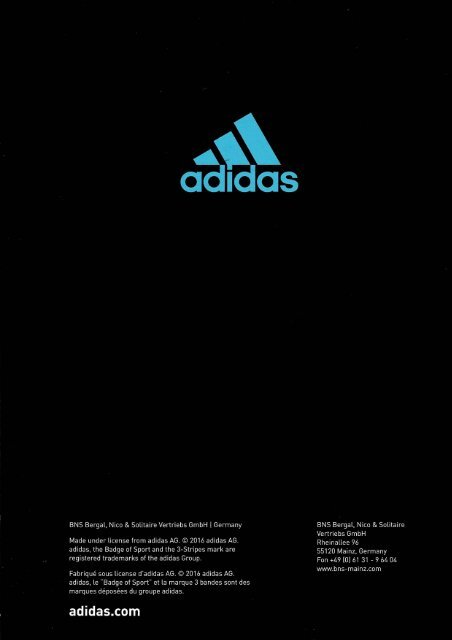 Adidas Catalogue