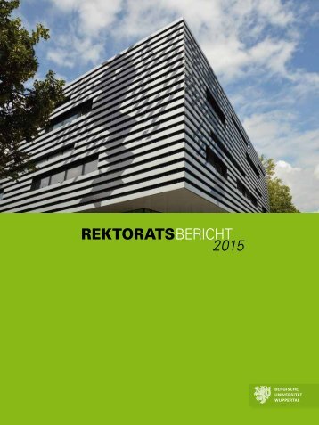 Rektoratsbericht 2015