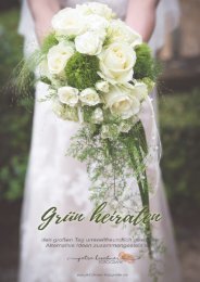 Broschüre Grün heiraten