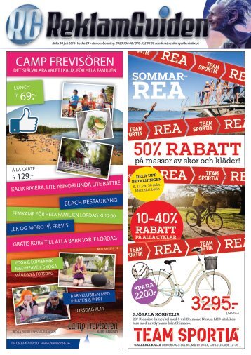 ReklamGuiden Kalix v29 -16 (18/7-24/7)