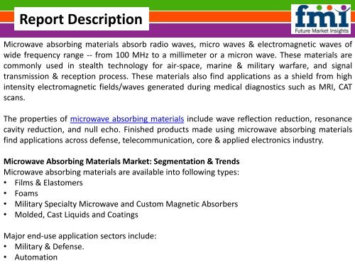 Global Microwave Absorbing Materials Market