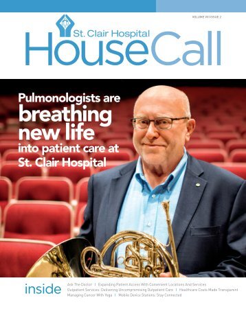 St. Clair Hospital_HouseCall Vol VIII Issue 2