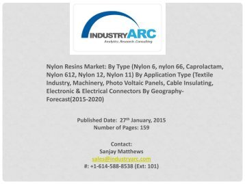 Nylon Resins Market