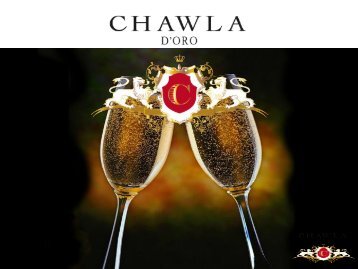 Chawla D'Oro Prosecco (Gold Edition) Premium Range