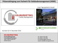 Lehrgang zum Fachwirt für Gebäudemanagement (HWK) in Kassel - 4. November 2016