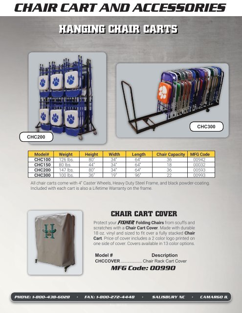 Chair Cart And Accessorie