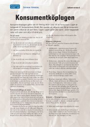 KonsumentkÃƒÂƒÃ‚Â¶plagen. Lathund - Konsumentverket