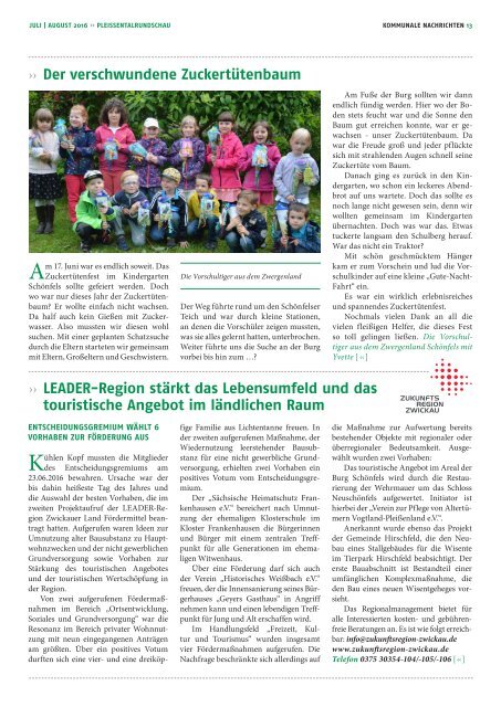 Pleißental-Rundschau 07-08/2016