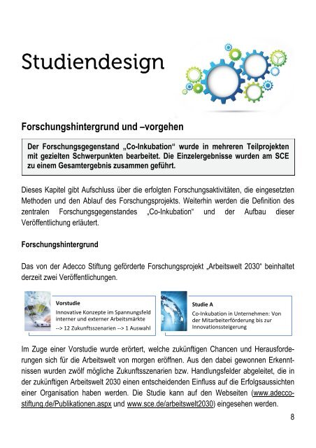 Studie A:  "Arbeitswelt 2030" von Strascheg Center for Entrepreneurship (SCE) und Adecco Stiftung