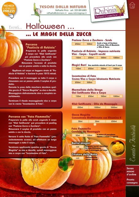 HALLOWEEN... Le magie della zucca