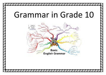 Grammar in Grade 10