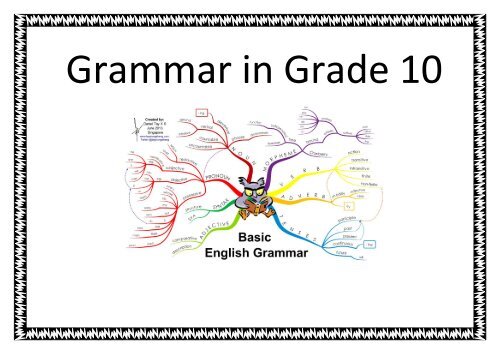 Grammar in Grade 10