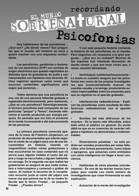 El Mundo Sobrenatural Julio 2016 - Los errores que mataron a Kennedy