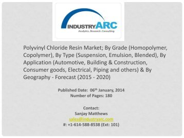 Polyvinyl Chloride Resin Market