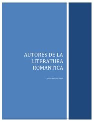 AUTORES DE LA LITERATURA ROMANTICA