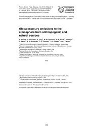 Global mercury emissions to the atmosphere from anthropogenic ...