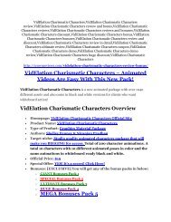 VidElation Charismatic Characters review & bonus - I was Shocked! 