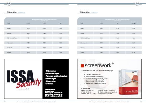 Preisspiegel 2012/2013 - Tullius Immobilien RDM Essen