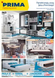 Prima namještaj akcijski letak srpanj-kolovoz 2016