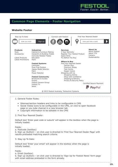 Festool - Website Brief - Festool Only-with comments EB