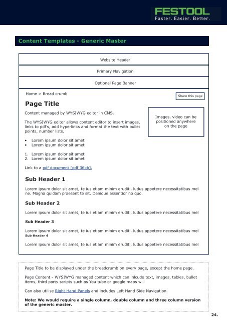 Festool - Website Brief - Festool Only-with comments EB