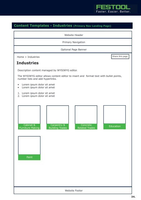 Festool - Website Brief - Festool Only-with comments EB