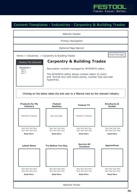 Festool - Website Brief - Festool Only-with comments EB