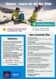 Skiurlaub mit Kindern in Kärnten - Österreich: Kinder bis 6 Jahre gratis!