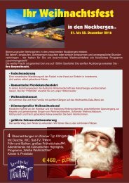 Hotel an der Piste in Kärnten - Skiurlaub mit Kindern zu Weihnachten im Sporthotel Frühauf