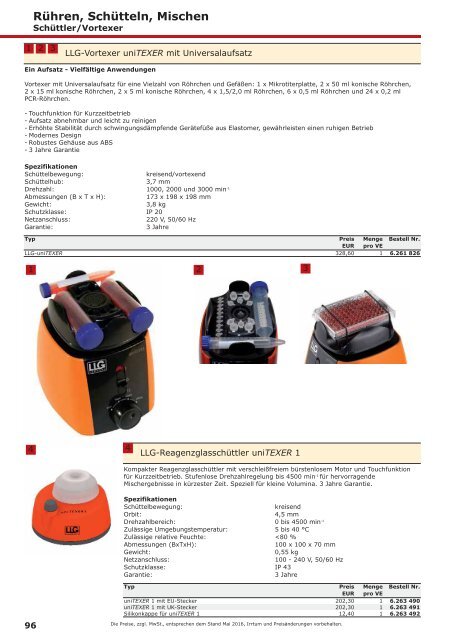 LLG-Labware Consumables