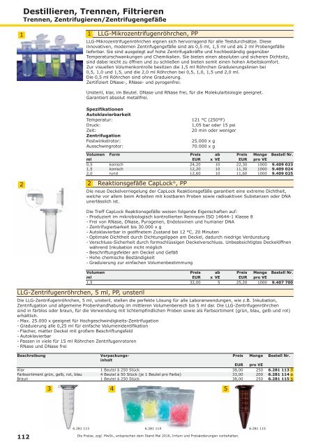 LLG-Labware Consumables