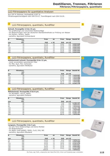 LLG-Labware Consumables