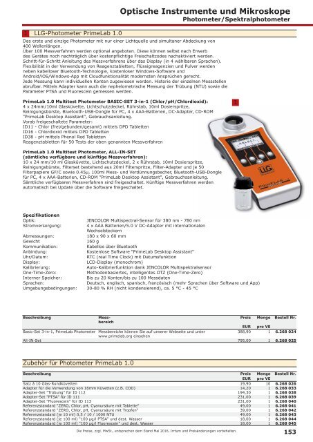 LLG-Labware Consumables