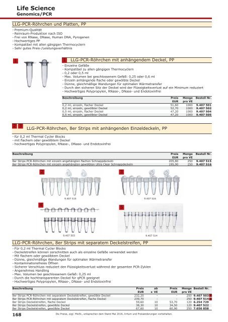 LLG-Labware Consumables