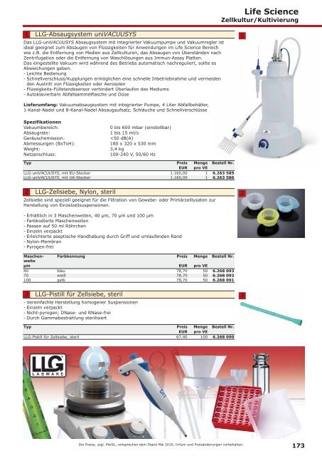 LLG-Labware Consumables