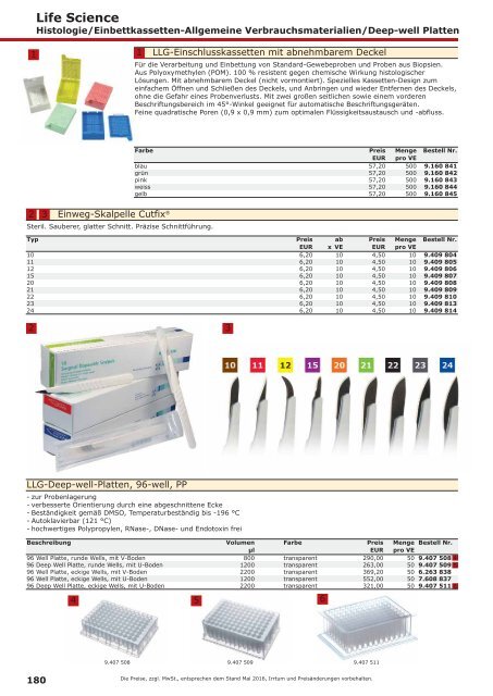 LLG-Labware Consumables