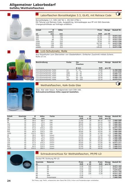 LLG-Labware Consumables