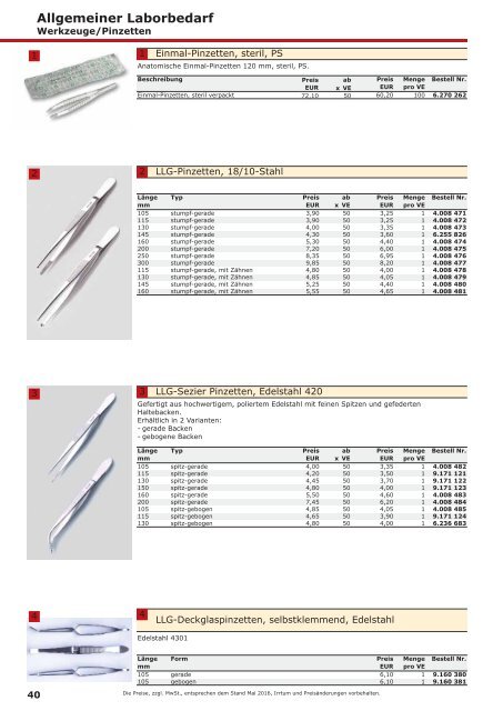 LLG-Labware Consumables