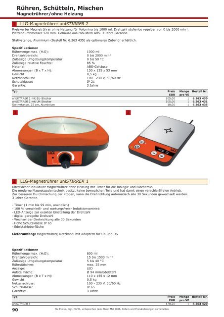 LLG-Labware Consumables