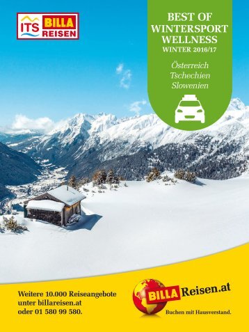 ITS Billa Reisen Winterkatalog 2016/17 - Autoreisen Wintersport Wellness