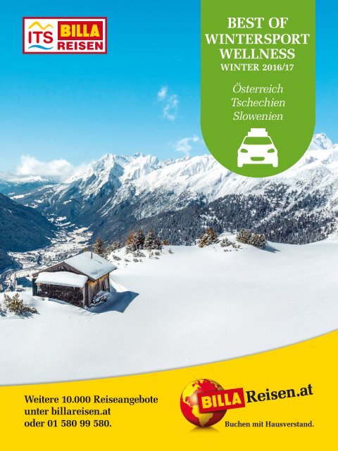 ITS Billa Reisen Winterkatalog 2016/17 - Autoreisen Wintersport Wellness